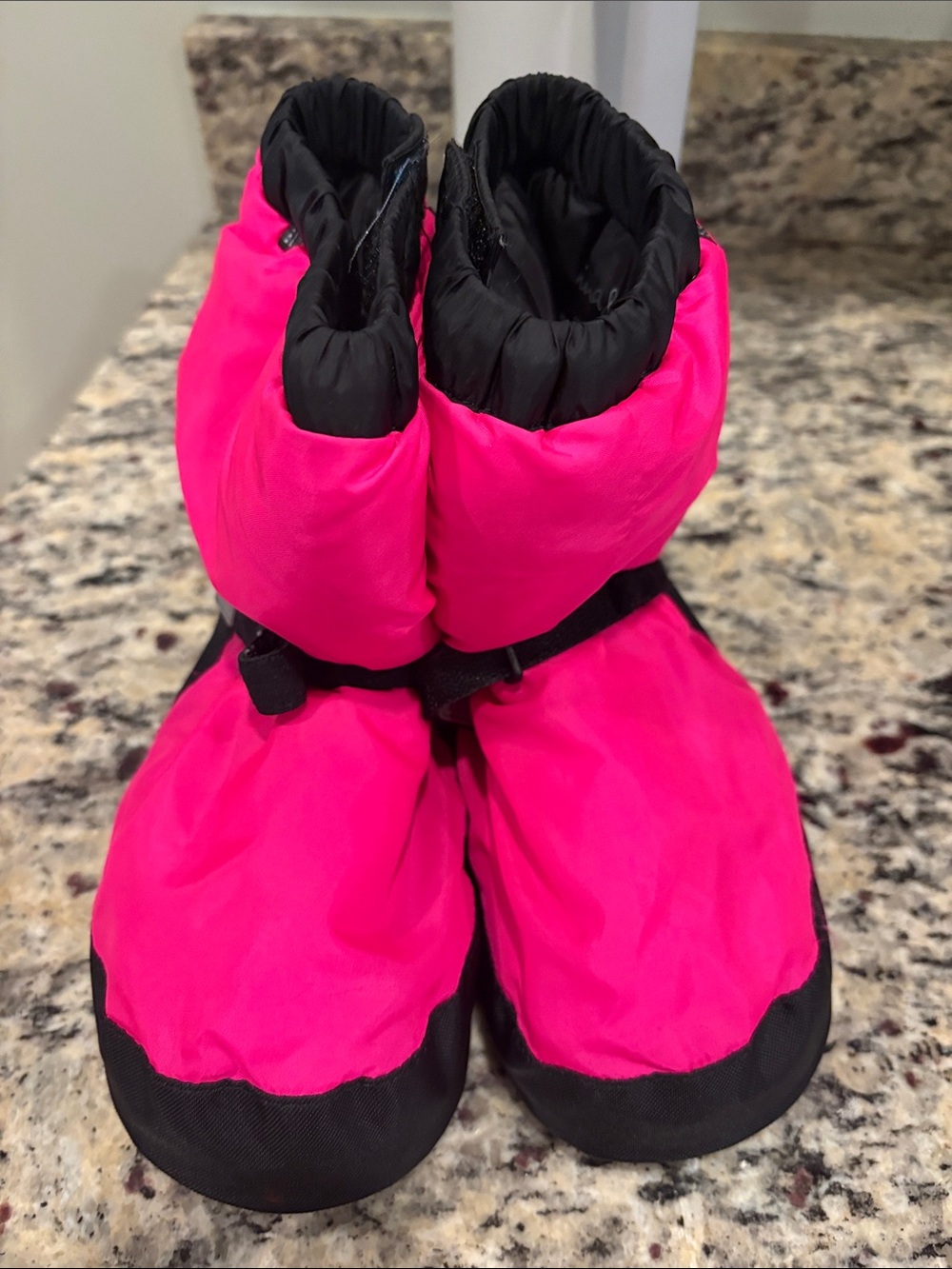 Bloch Kids Dance Booties Hot Pink and Black